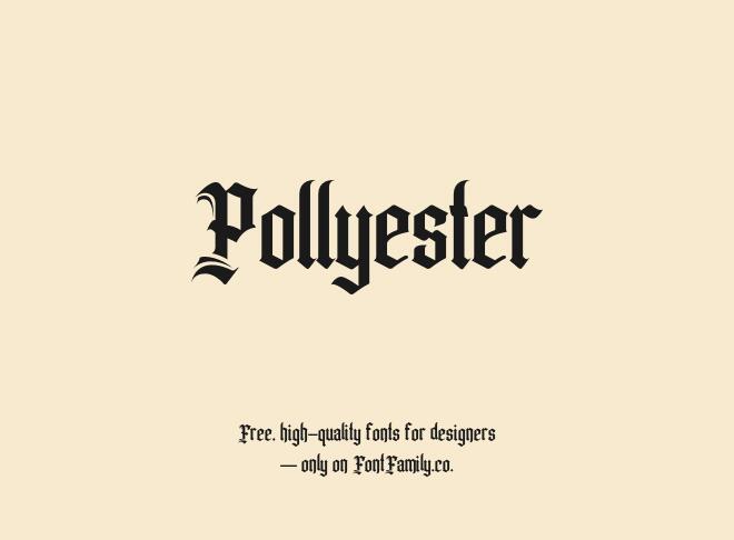 Pollyester Font