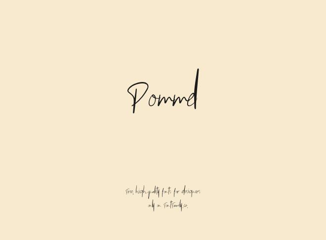 Pommel Font