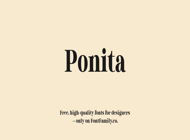Ponita Font