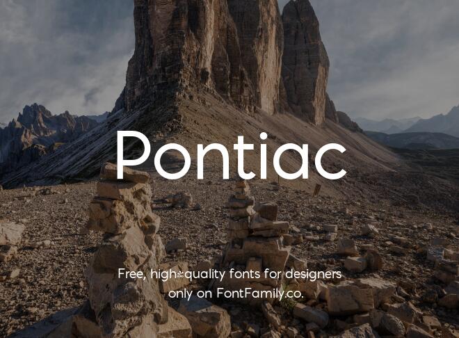 Pontiac Font