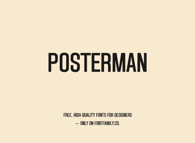 Posterman Font