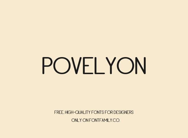 Povelyon Font