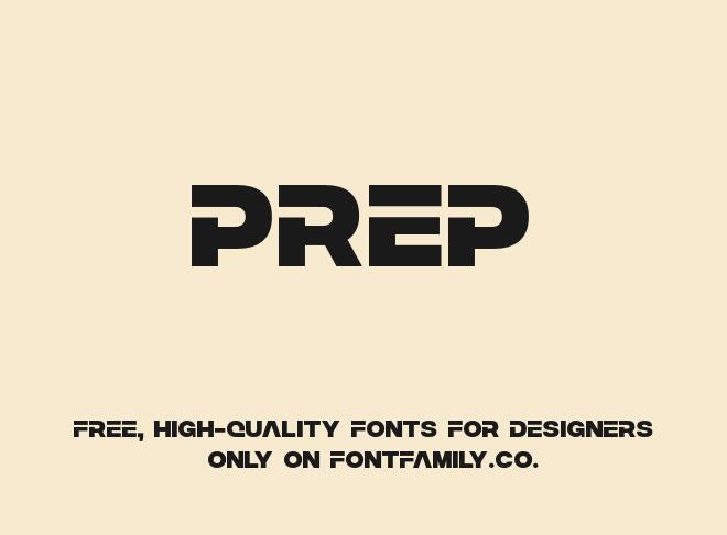 Prep Font