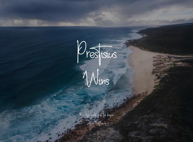 Prestisius Wins Font