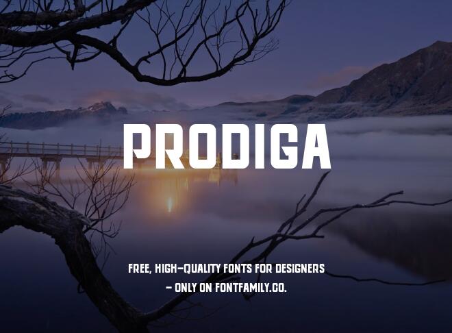 Prodiga Font