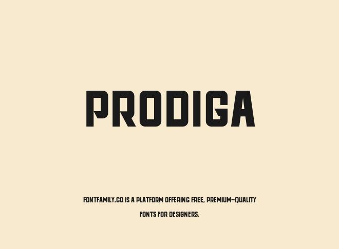 Prodiga Font