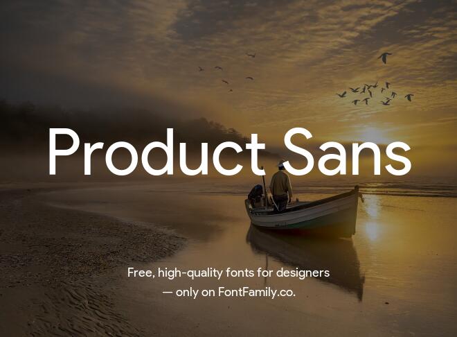 Product Sans Font