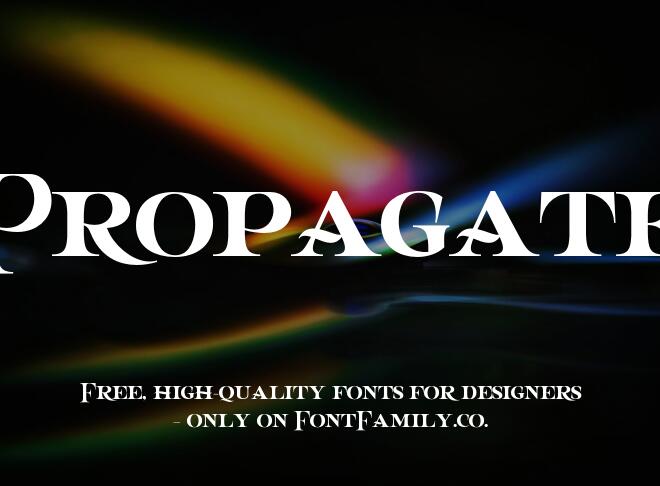 Propagate Font