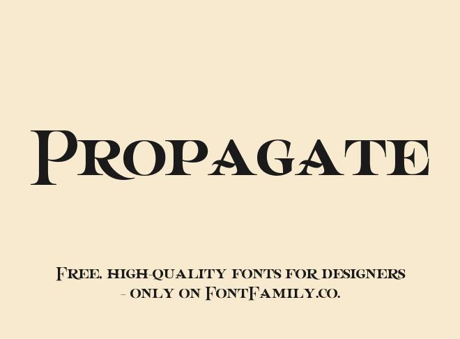 Propagate Font
