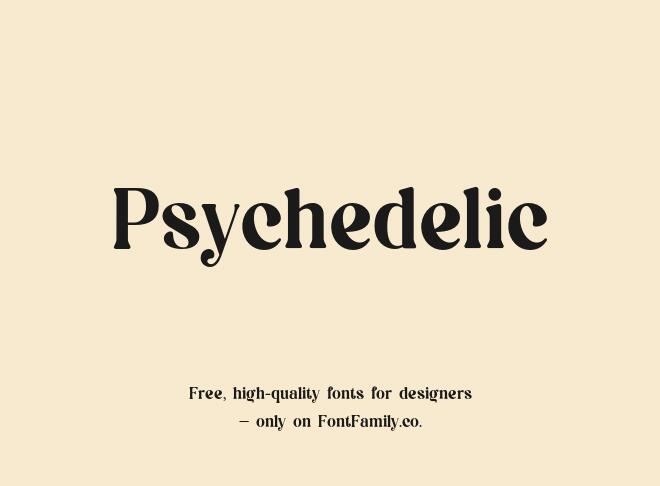 Psychedelic Font