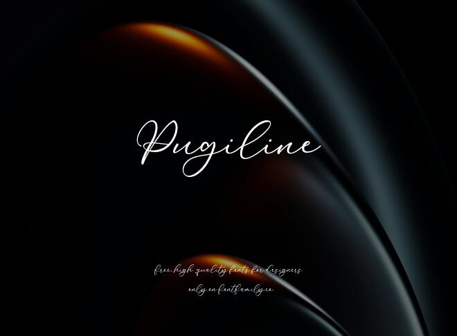 Pugiline Font