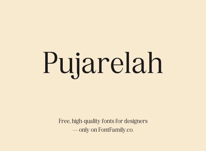 Pujarelah Font