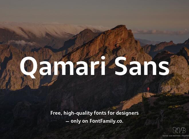 Qamari Sans Font