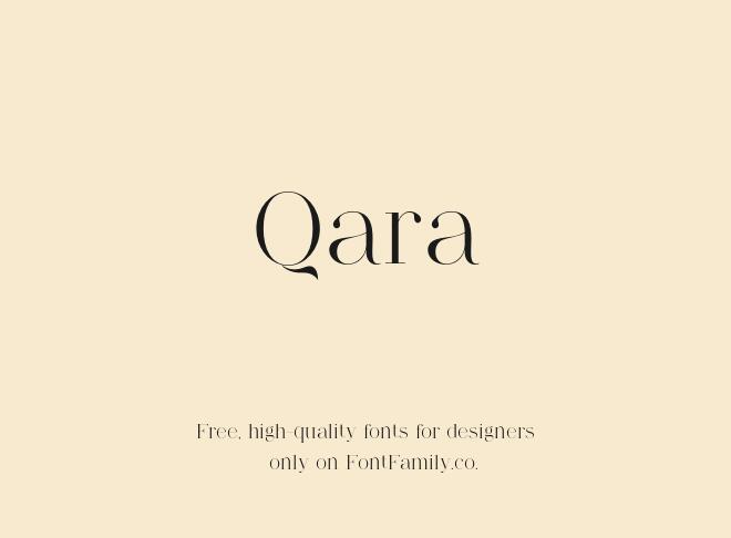 Qara Font