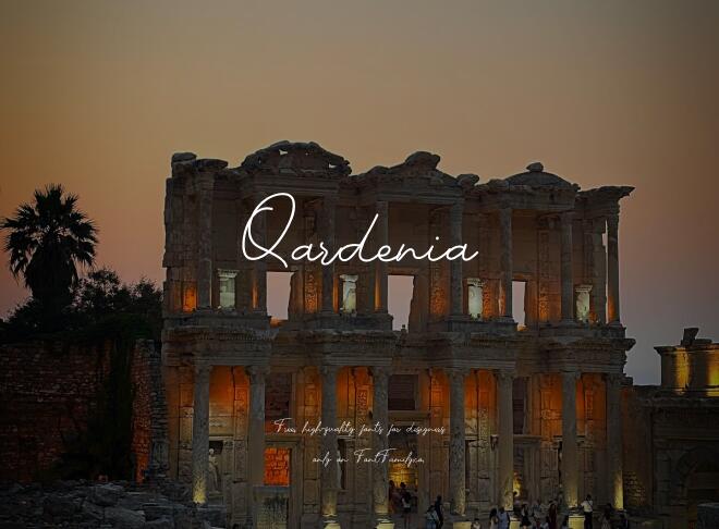 Qardenia Font