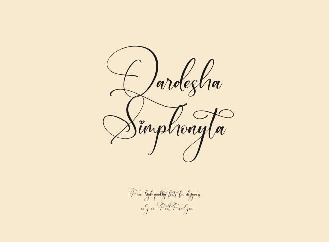 Qardesha Simphonyta Font