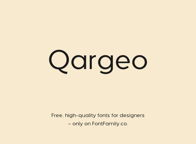 Qargeo Font
