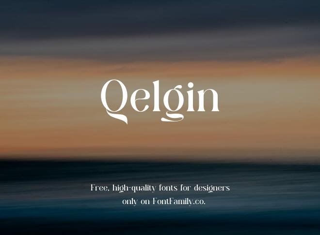 Qelgin Font