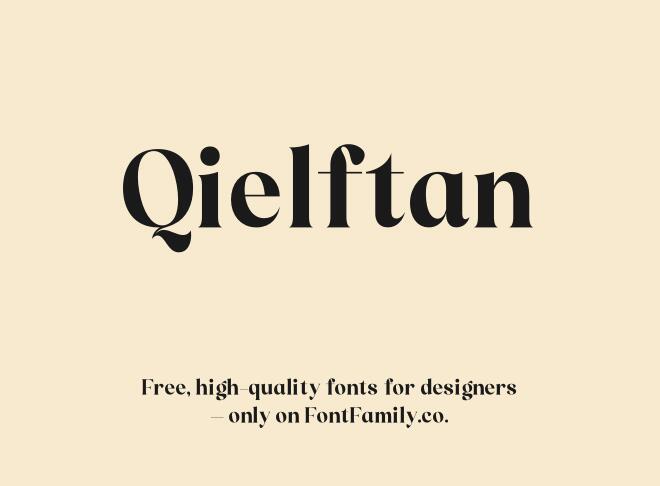 Qielftan Font