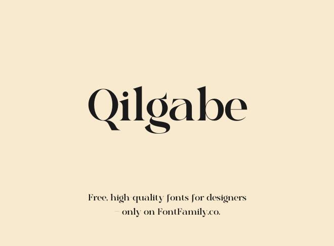 Qilgabe Font