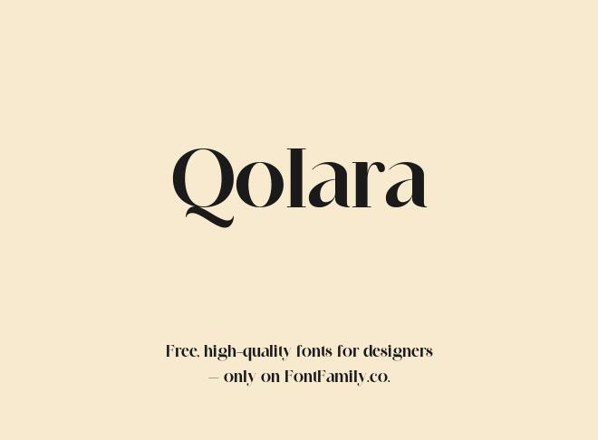 Qolara Font