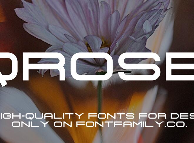 Qrosbi Font