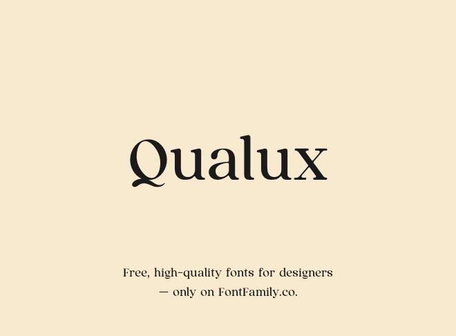 Qualux Font