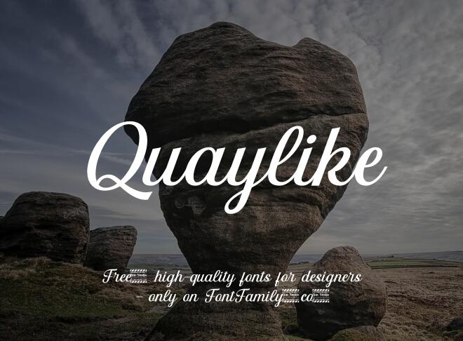 Quaylike Font