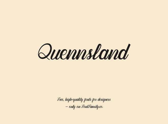 Quennsland Font
