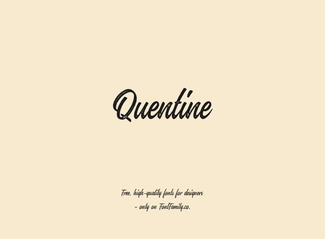 Quentine Font