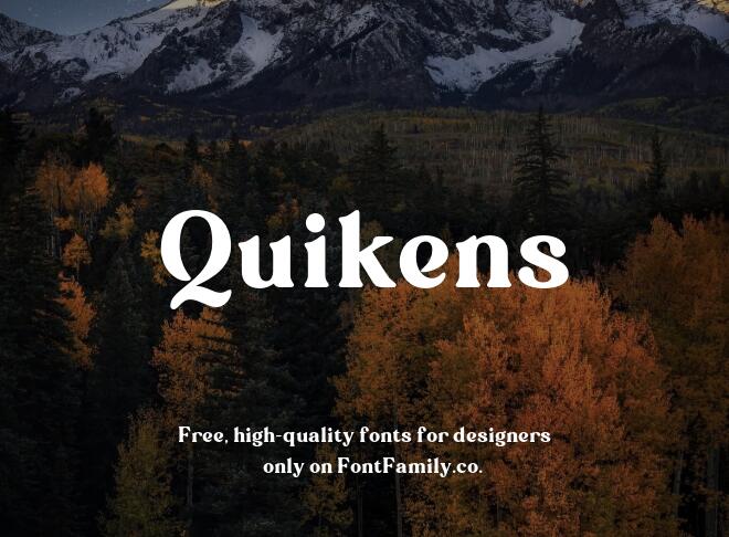 Quikens Font