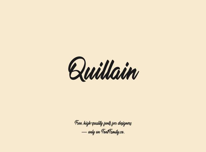 Quillain Font