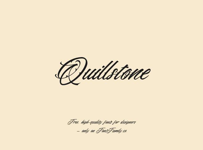 Quillstone Font