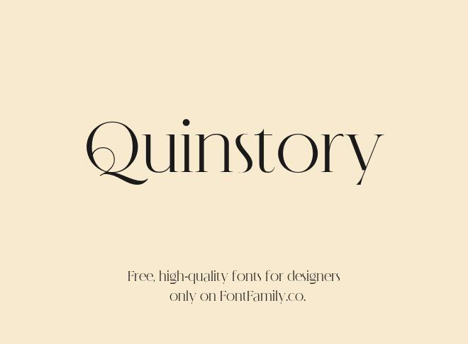 Quinstory Font