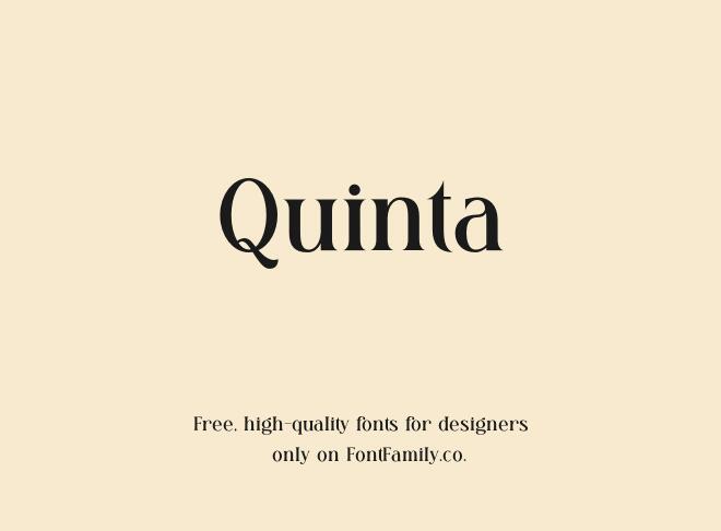 Quinta Font