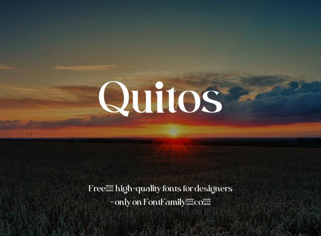Quitos Font