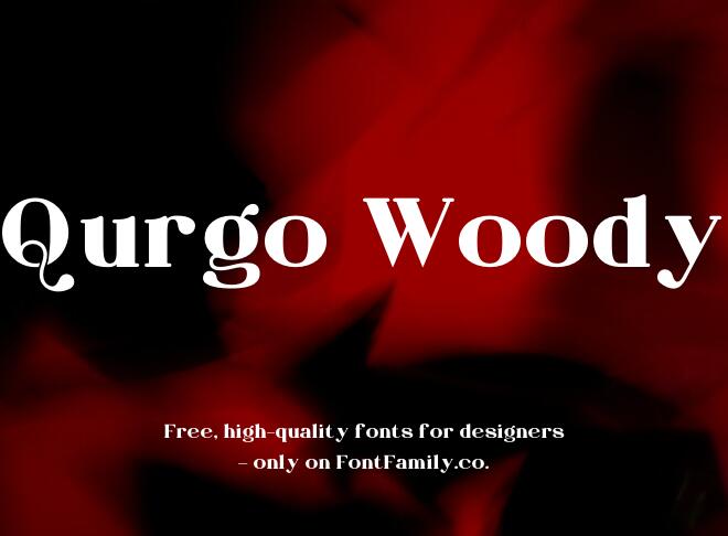 Qurgo Woody Font