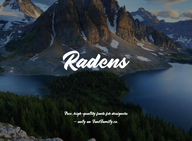 Radens Font
