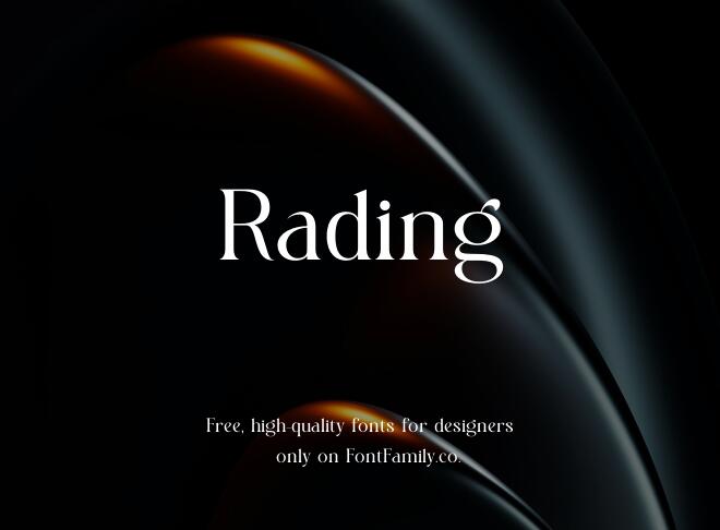Rading Font