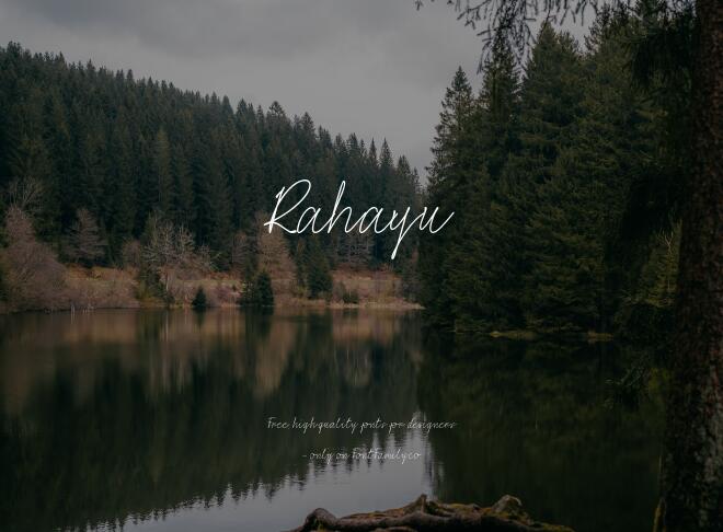 Rahayu Font