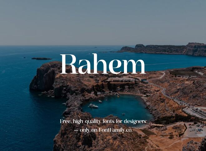 Rahem Font