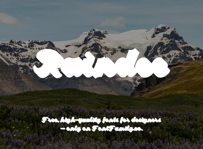 Raindec Font