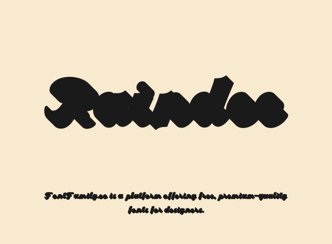 Raindec Font