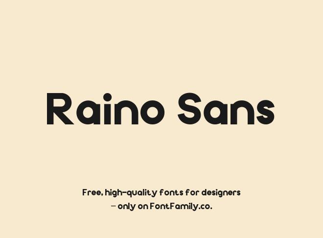 Raino Sans Font