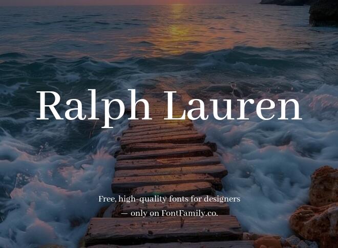 Ralph Lauren Font