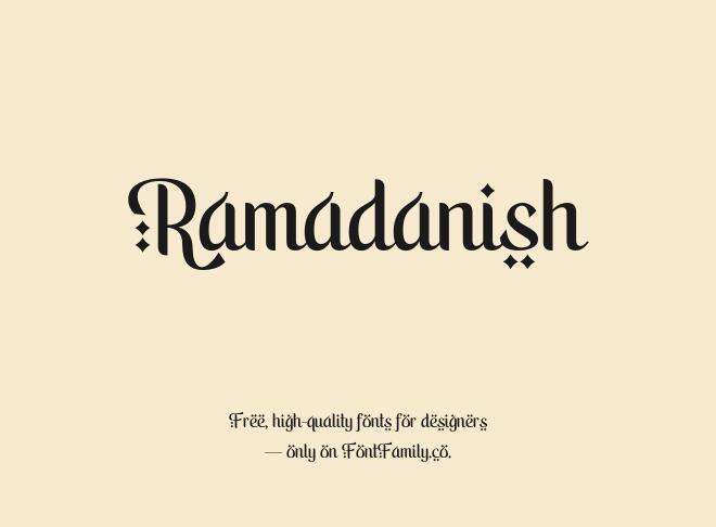 Ramadanish Font