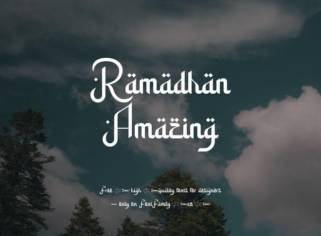 Ramadhan Amazing Font