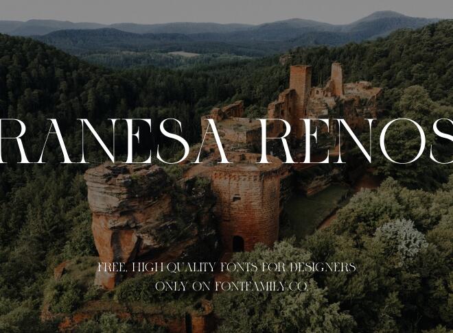 Ranesa Renos Font
