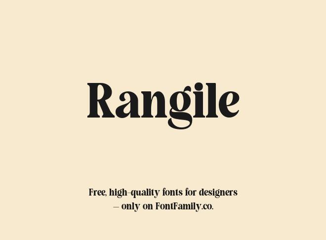Rangile Font