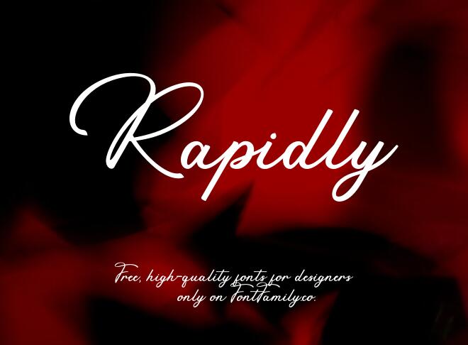 Rapidly Font